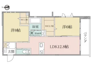 (シニア限定)ヘーベルヴィレッジ大和~ラ・グランデ~【2階】の間取り