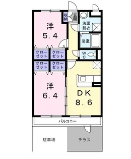 ピュアタウンI【1階】の間取り