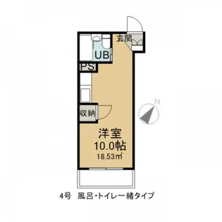 ルミネ己斐【6階】の間取り