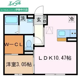 コンフォース コート B棟【1階】の間取り
