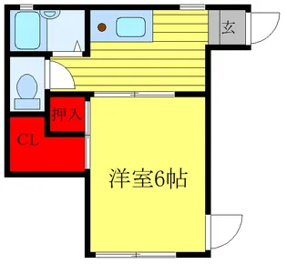 ラポールEAST【1階】の間取り