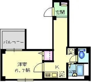 メゾン アイビス【2階】の間取り