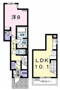 リベリテII【1階】の間取り