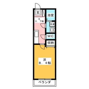 メルシー【2階】の間取り