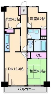アーバンパーク三ツ池公園S【2階】の間取り