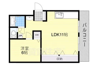 平和マンション【2階】の間取り