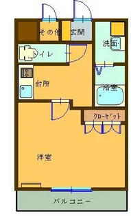 セリージィア【1階】の間取り