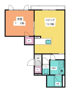 フジスター太閤【1階】の間取り