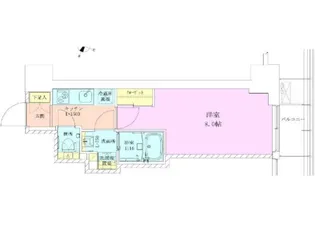 赤坂レジデンス壱番館【7階】の間取り