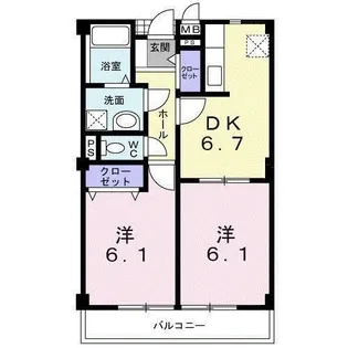 プレシャス【2階】の間取り