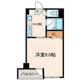 エトワール竹の塚【5階】の間取り