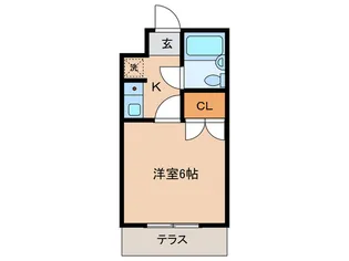 こすぎ小机ハイツ【1階】の間取り