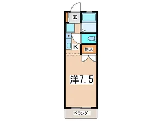 コーポジュネス【1階】の間取り