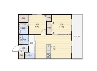 A-House【2階】の間取り