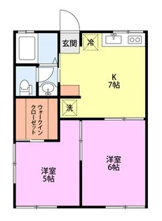 コーポ仲村【2階】の間取り