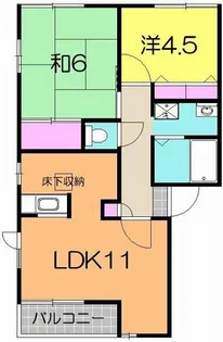 タウン洋III【1階】の間取り