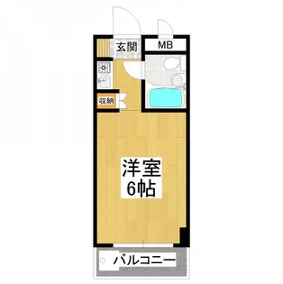 パイン北野田【1階】の間取り
