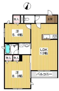 Le Ciel Bleu【1階】の間取り