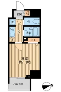 HF早稲田レジデンス【10階】の間取り