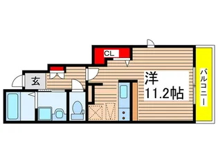 オーブ・ティザーヌ1号棟【1階】の間取り