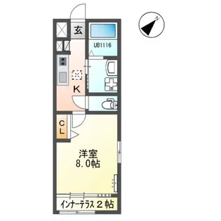 シェルル ユーロピュア湖西市梅田(仮)【1階】の間取り