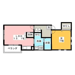 bianco luce【1階】の間取り