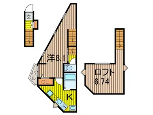 ステージ上青木II【2階】の間取り