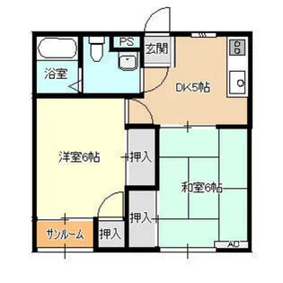 レジデンスR【1階】の間取り