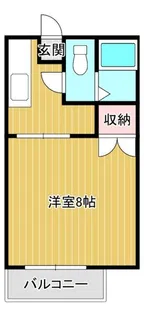 ハイツ西田【2階】の間取り