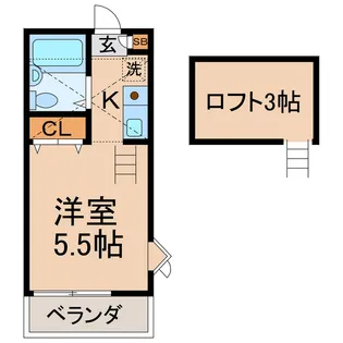 シティハウス霞台【2階】の間取り