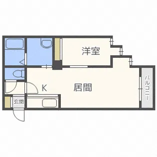 ビアンエステート美園【2階】の間取り