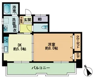 パークレジデンス【5階】の間取り