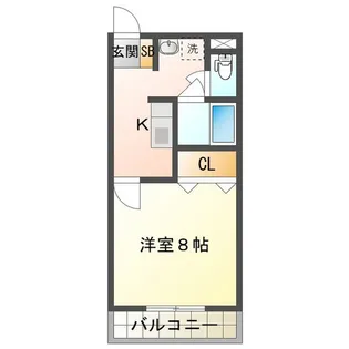 ウィステリアカルムタウンA棟【2階】の間取り