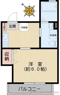 カーサあけぼの【2階】の間取り