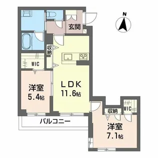 カーサレジオ II【3階】の間取り