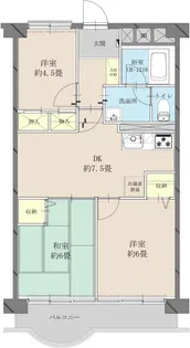 東陽サニーハイツ【7階】の間取り