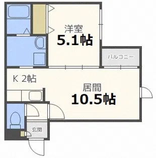 noA-33【1階】の間取り
