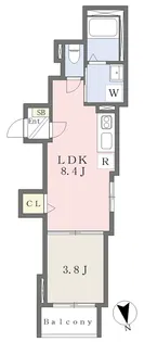 (仮称)F asecia anela【1階】の間取り