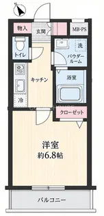 スカイコート板橋本町【3階】の間取り