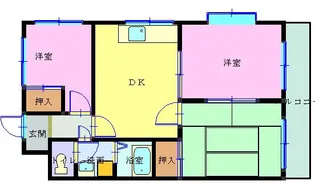 ラ・パレス南流山【1階】の間取り