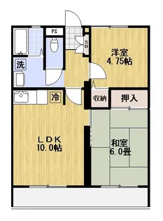 メゾンブラン【1階】の間取り