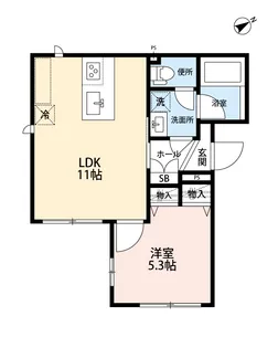 シャーメゾン成増【1階】の間取り