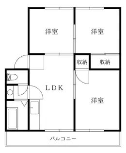 徳島県徳島市春日3【マンション】の間取り