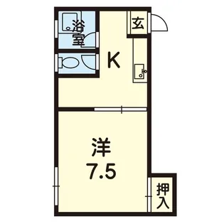 メゾンイソップ【3階】の間取り