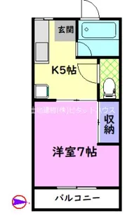 コモード石井町I【2階】の間取り