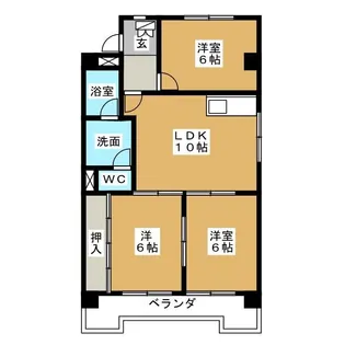 ベルタ元八事【2階】の間取り