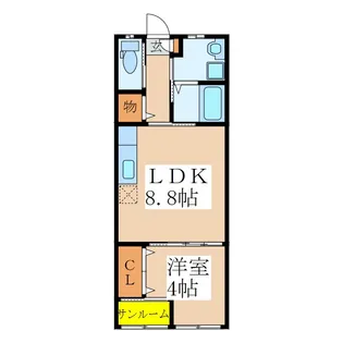 シエル A棟【2階】の間取り