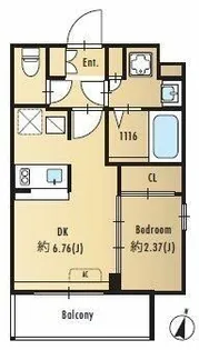 ArtizA赤羽【4階】の間取り