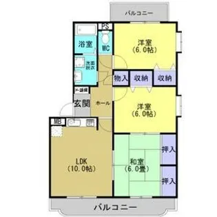 ユーミーグランシャリオI【1階】の間取り