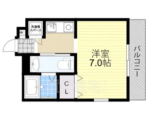 サイデンオークラ【1階】の間取り